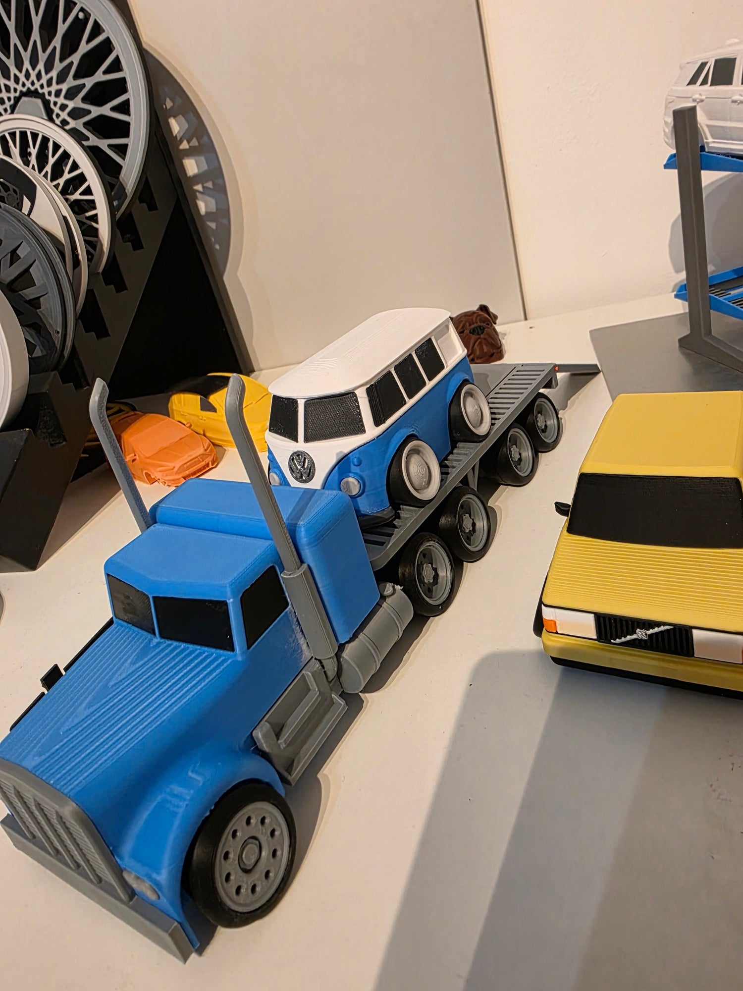 Retro Tooned cartoon style model cars