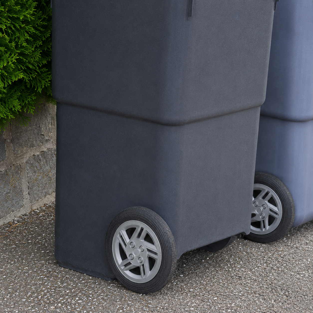 Ford XR3I Wheelie bin Wheel Upgrade