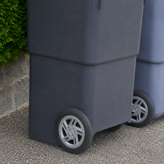 Ford XR3I Wheelie bin Wheel Upgrade